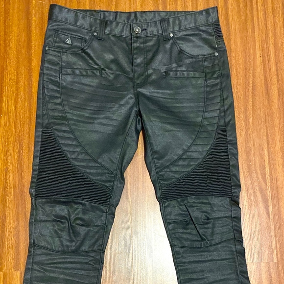 DNM Collection Original waxed biker jeans